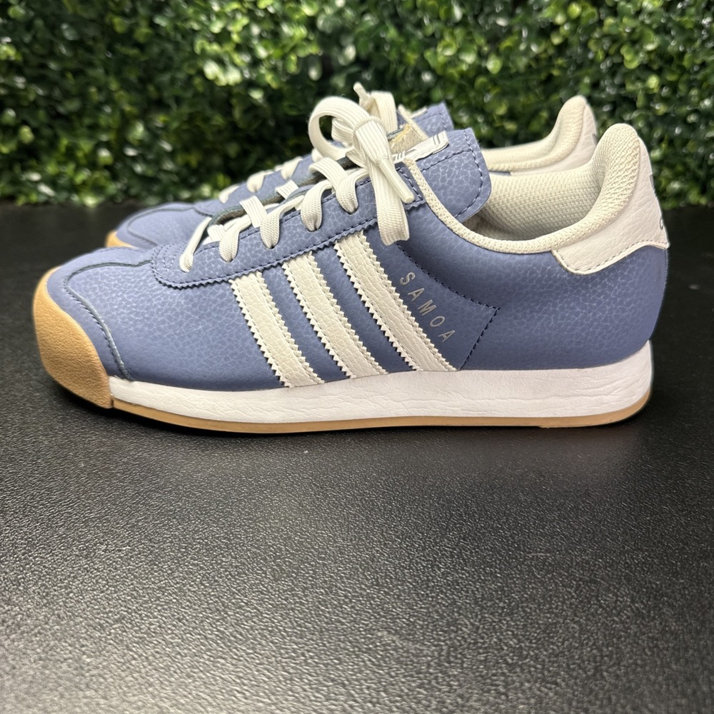 Adidas Samoa Sneakers Women's Size 6 Light Blue Shoes